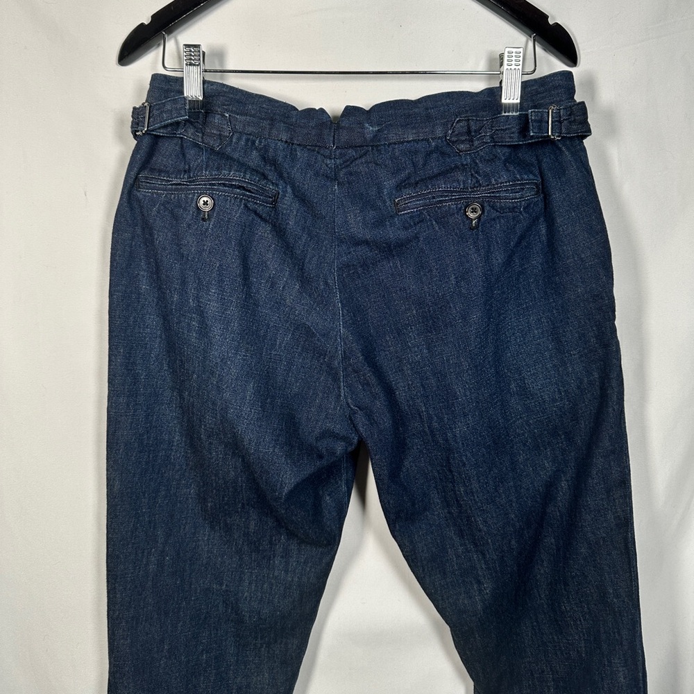 Polo Ralph Lauren Navy Heritage Inspired Pants adjustable tabs 36x30 - Picture 13 of 15